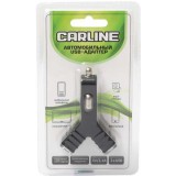 Автомобильное зарядное устройство CARLINE®  2 х USB (1A и 2.1А) в прикуриватель (тип Y-type)